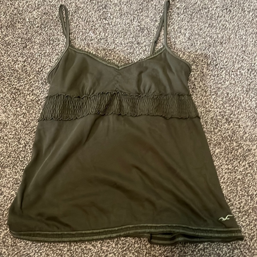 Vintage Hollister green tank